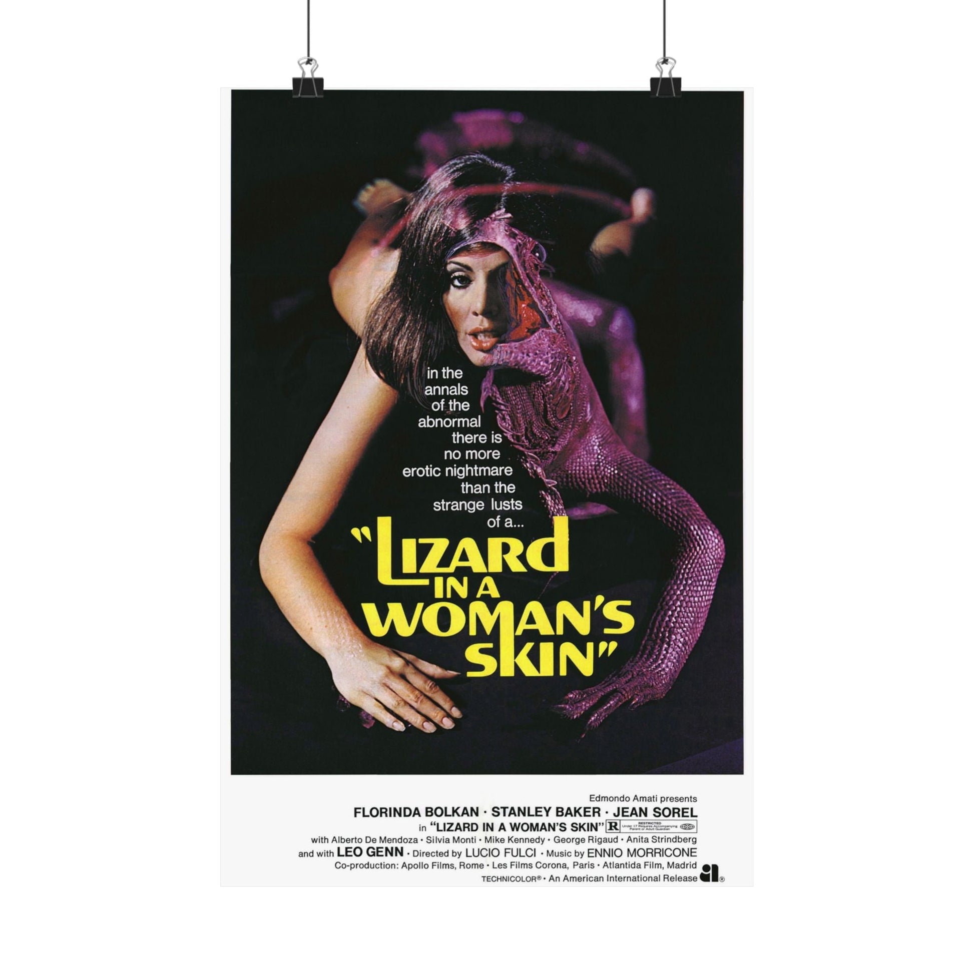 A LIZARD IN A WOMANS SKIN (2) 1971 - Paper Movie Poster-12″ x 18″-The Sticker Space