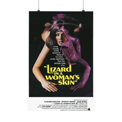 A LIZARD IN A WOMANS SKIN (2) 1971 - Paper Movie Poster 20″ x 30″ Matte - The Sticker Space