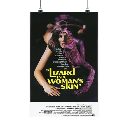A LIZARD IN A WOMANS SKIN (2) 1971 - Paper Movie Poster - The Sticker Space