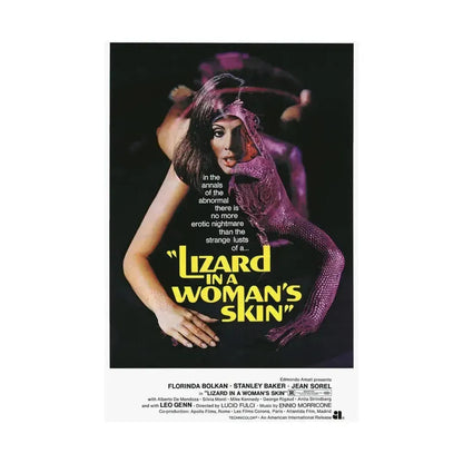 A LIZARD IN A WOMANS SKIN (2) 1971 - Paper Movie Poster - The Sticker Space