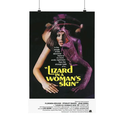A LIZARD IN A WOMANS SKIN (2) 1971 - Paper Movie Poster - The Sticker Space