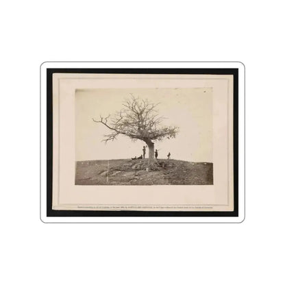 A Lone Grave On Battle-Field Of Antietam (U.S. Civil War) STICKER Vinyl Die-Cut Decal White Die-Cut 3 Inch - The Sticker Space