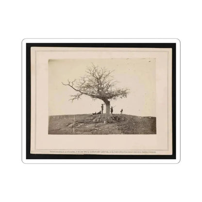 A Lone Grave on Battle-Field of Antietam (U.S. Civil War) STICKER Vinyl Kiss-Cut Decal 3 Inch White - The Sticker Space