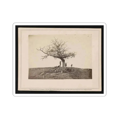 A Lone Grave on Battle-Field of Antietam (U.S. Civil War) STICKER Vinyl Kiss-Cut Decal 4 Inch White - The Sticker Space