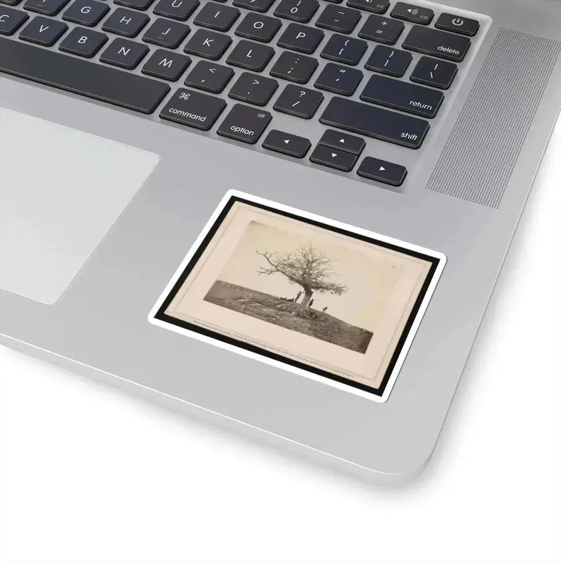 A Lone Grave on Battle-Field of Antietam (U.S. Civil War) STICKER Vinyl Kiss-Cut Decal - The Sticker Space