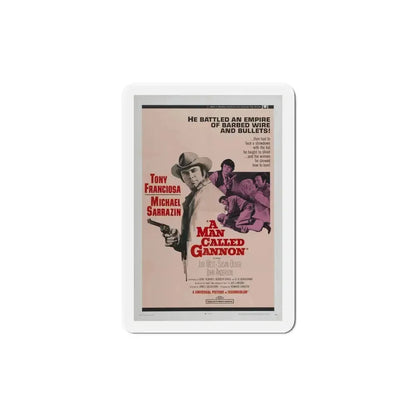 A Man Called Gannon 1968 Movie Poster Refrigerator Magnet 6 Inch - The Sticker Space