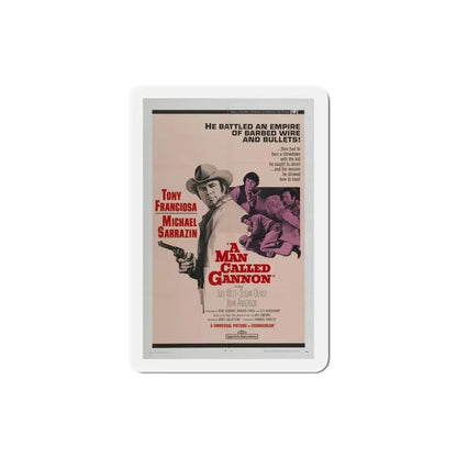 A Man Called Gannon 1968 Movie Poster Refrigerator Magnet - The Sticker Space