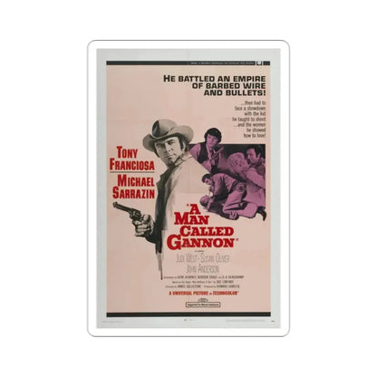 A Man Called Gannon 1968 Movie Poster STICKER Vinyl Die-Cut Decal 2 Inch - The Sticker Space