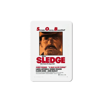 A Man Called Sledge 1970 Movie Poster Refrigerator Magnet 5 Inch - The Sticker Space