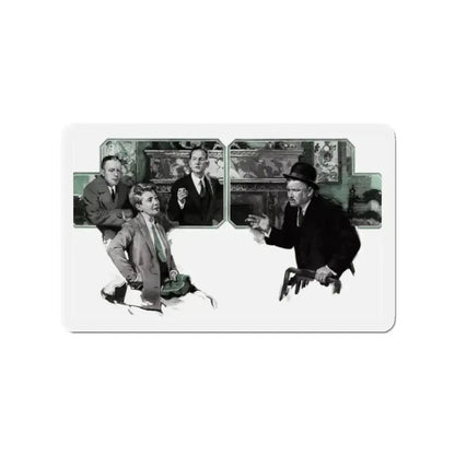 A Man Called Spade (1), The American Magazine, July 1932 (Magazine Illustration) Refrigerator Magnet 2 Inch - The Sticker Space