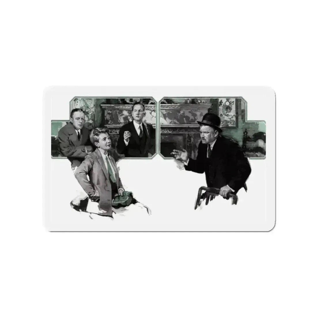 A Man Called Spade (1), The American Magazine, July 1932 (Magazine Illustration) Refrigerator Magnet - The Sticker Space