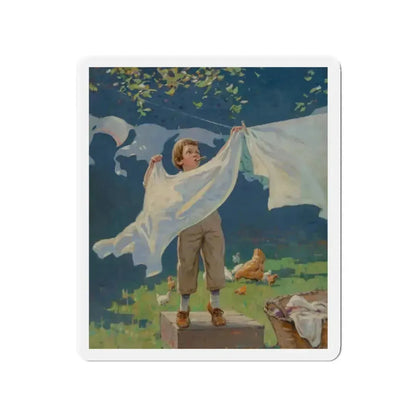 A Man in the Making, Life magazine cover, May 25, 1922 (Magazine Illustration) Refrigerator Magnet - The Sticker Space