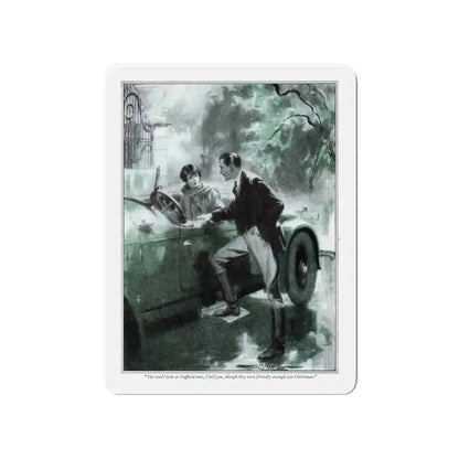 A Man Under Authority (1), McCalls magazine, November 1925 (Magazine Illustration) Refrigerator Magnet 4 Inch - The Sticker Space