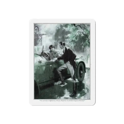 A Man Under Authority (1), McCalls magazine, November 1925 (Magazine Illustration) Refrigerator Magnet 6 Inch - The Sticker Space