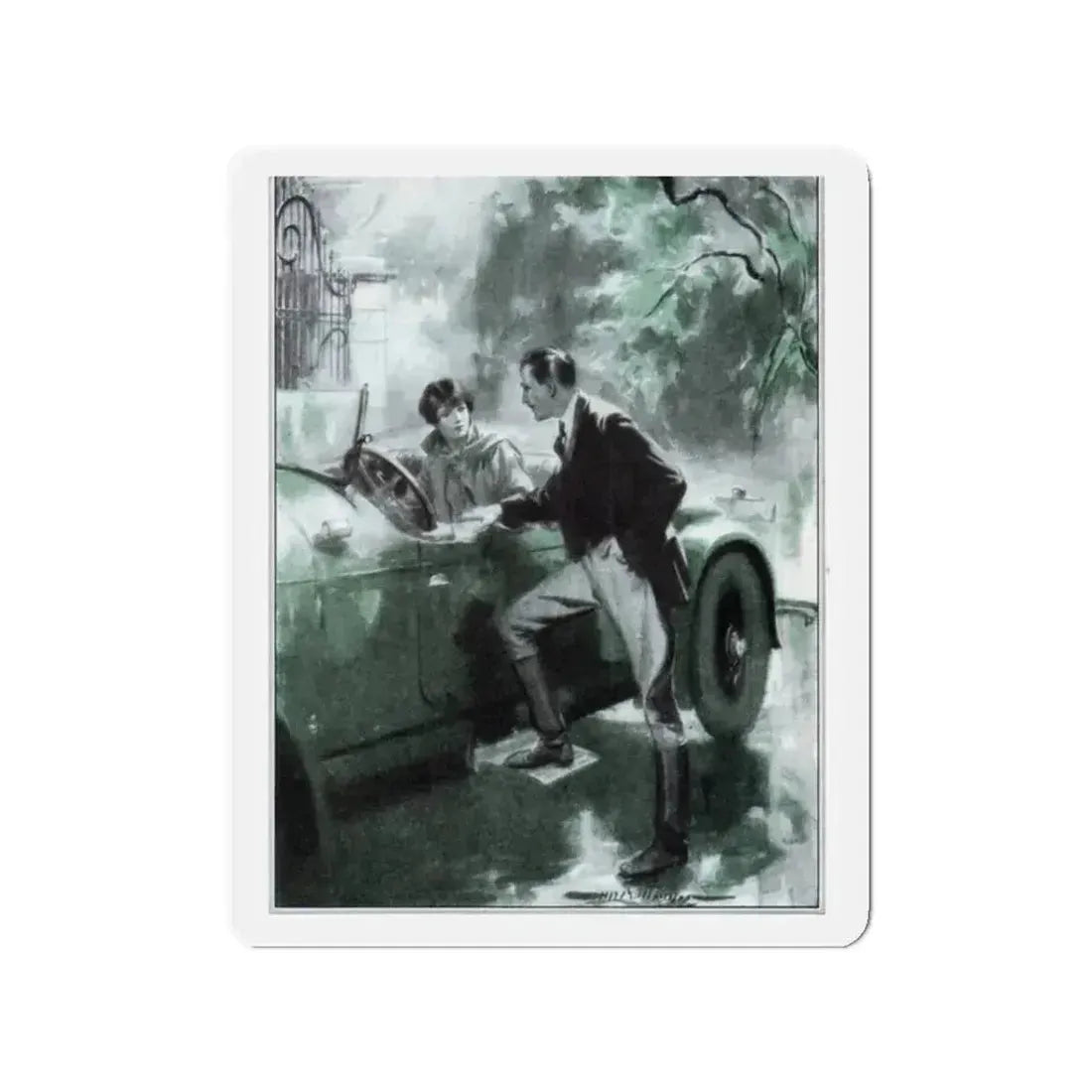 A Man Under Authority (1), McCalls magazine, November 1925 (Magazine Illustration) Refrigerator Magnet - The Sticker Space