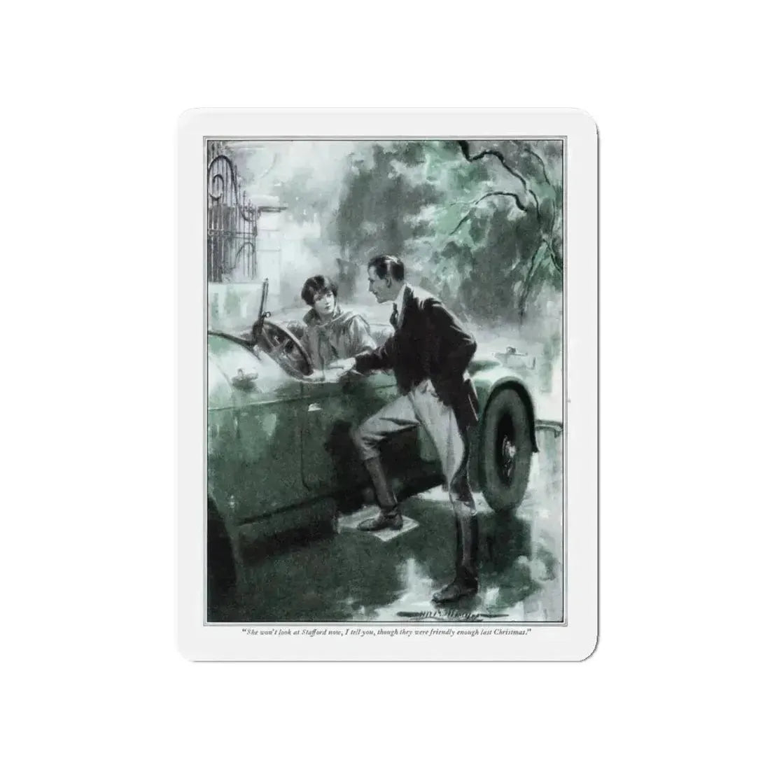 A Man Under Authority (1), McCalls magazine, November 1925 (Magazine Illustration) Refrigerator Magnet - The Sticker Space