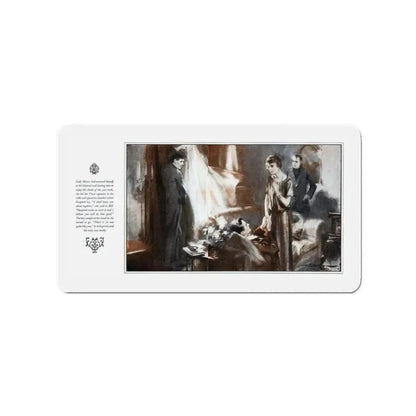 A Man Under Authority (2), McCalls magazine, November 1925 (Magazine Illustration) Refrigerator Magnet - The Sticker Space