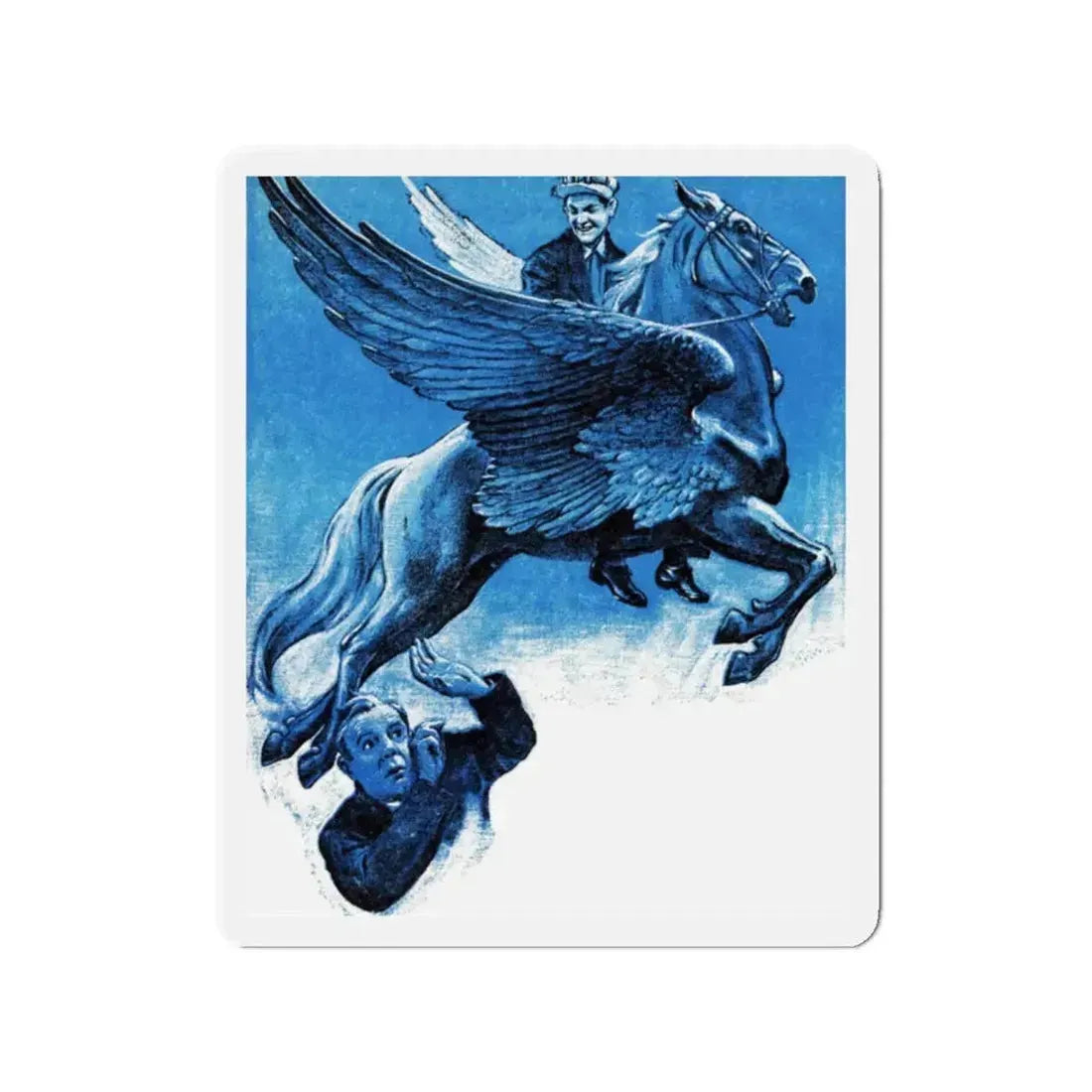 A Matter of a Pinion, Blue Book Magazine, March 1948 (Magazine Illustration) Refrigerator Magnet - The Sticker Space