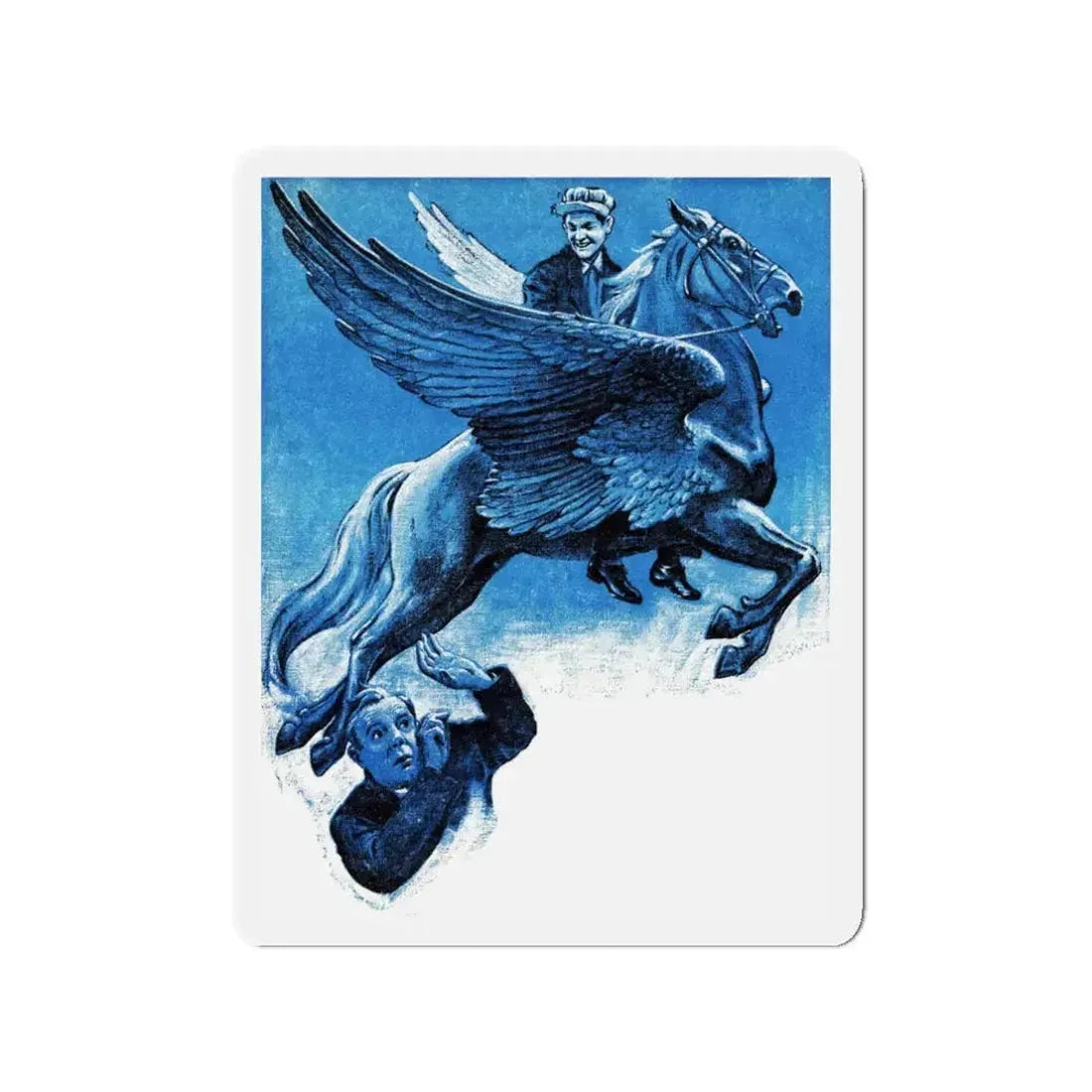 A Matter of a Pinion, Blue Book Magazine, March 1948 (Magazine Illustration) Refrigerator Magnet - The Sticker Space