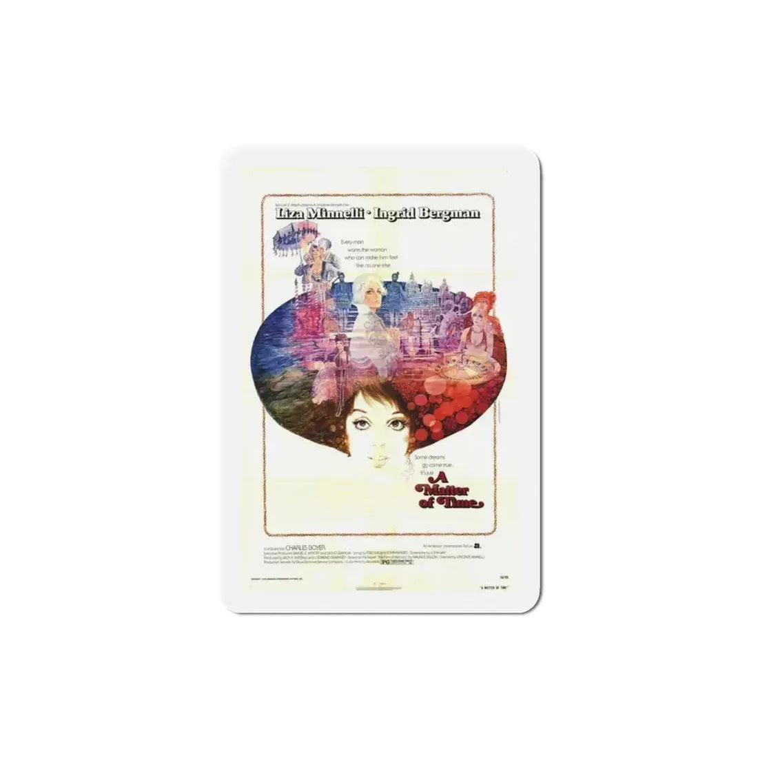 A Matter of Time 1976 Movie Poster Refrigerator Magnet 3 Inch - The Sticker Space