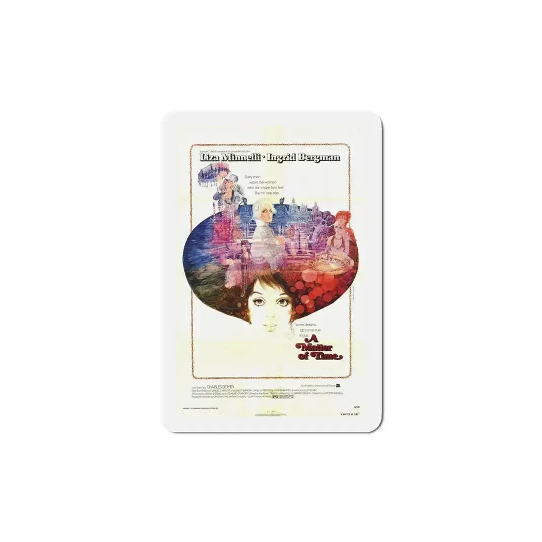 A Matter of Time 1976 Movie Poster Refrigerator Magnet 5 Inch - The Sticker Space