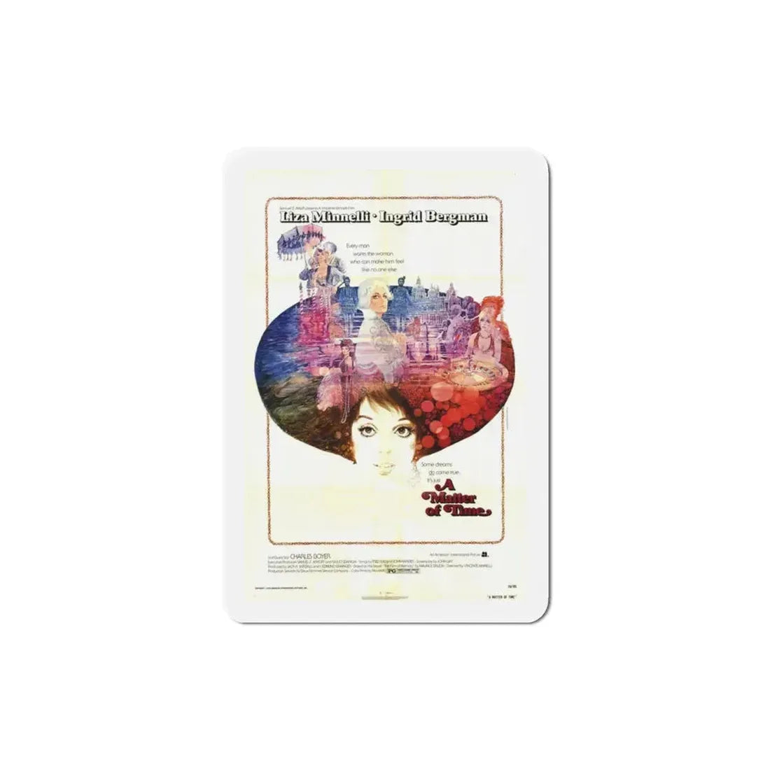 A Matter of Time 1976 Movie Poster Refrigerator Magnet - The Sticker Space