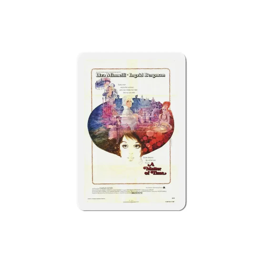 A Matter of Time 1976 Movie Poster Refrigerator Magnet - The Sticker Space