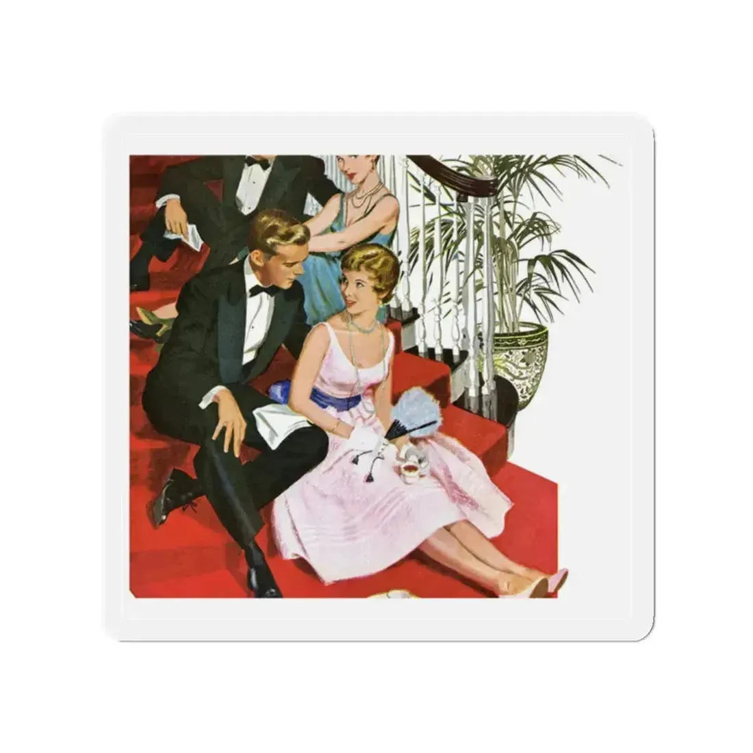 A Minority Report by Margaret Cousins, Good Housekeeping magazine, 1951 (Magazine Illustration) Refrigerator Magnet - The Sticker Space