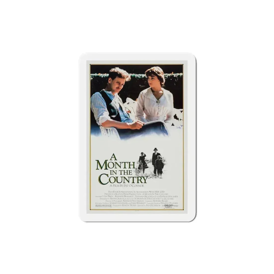A Month in the Country 1988 Movie Poster Refrigerator Magnet 3 Inch - The Sticker Space