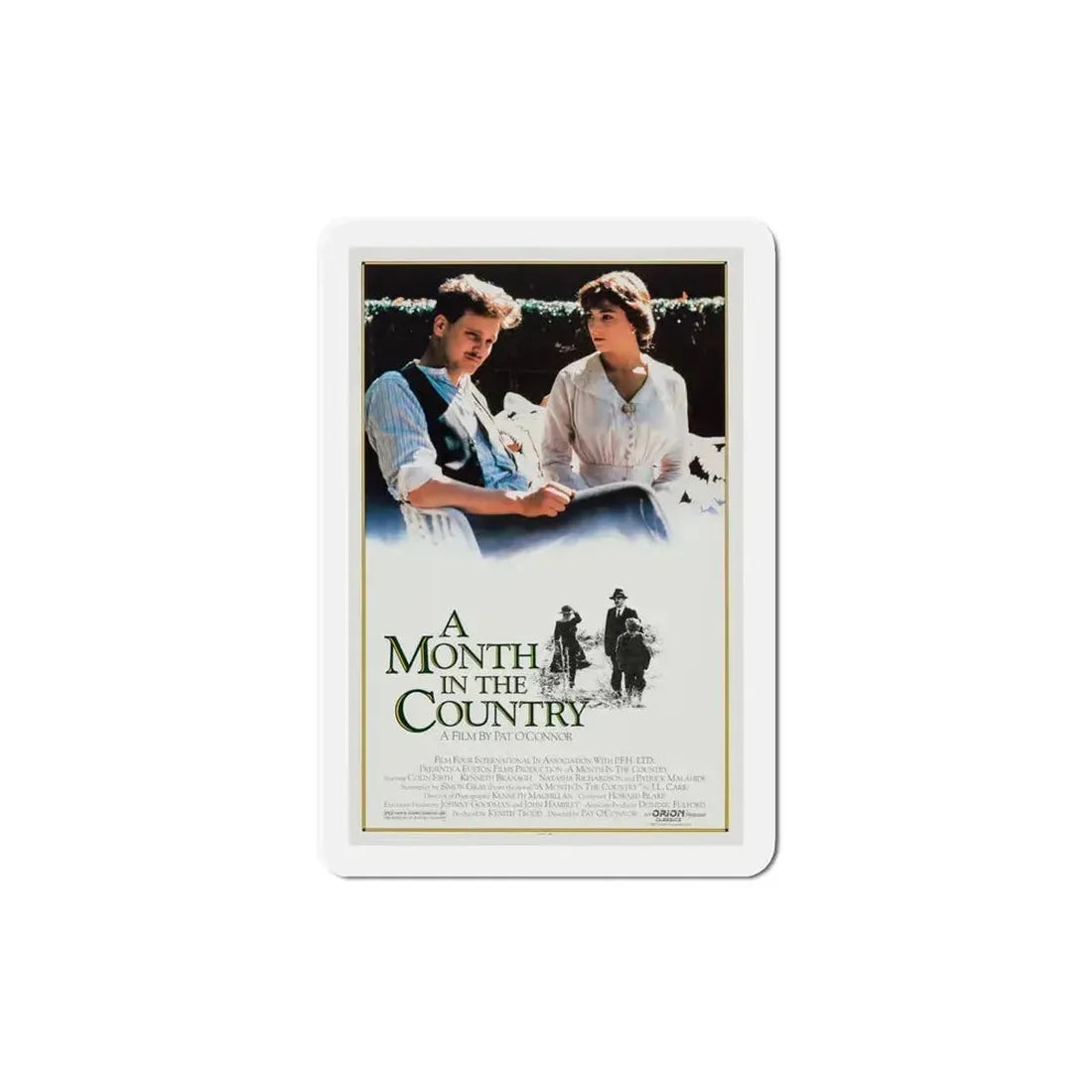 A Month in the Country 1988 Movie Poster Refrigerator Magnet 4 Inch - The Sticker Space
