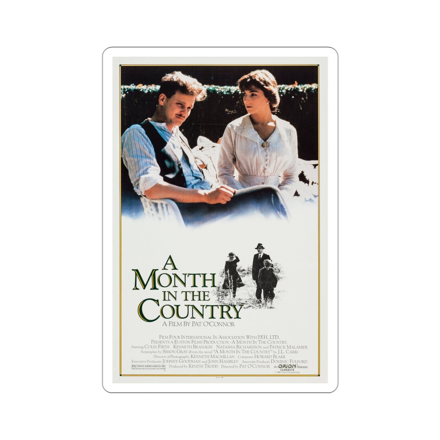 A Month in the Country 1988 Movie Poster STICKER Vinyl Die-Cut Decal-3 Inch-The Sticker Space