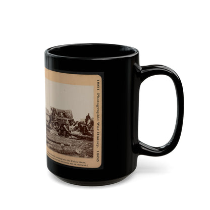 A Negro Family Coming Into The Union Lines (U.S. Civil War) Black Coffee Mug