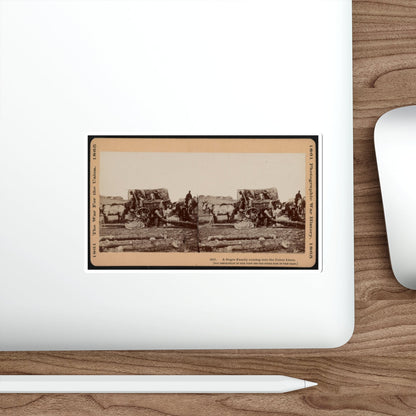 A Negro Family Coming Into The Union Lines (U.S. Civil War) STICKER Vinyl Die-Cut Decal-The Sticker Space