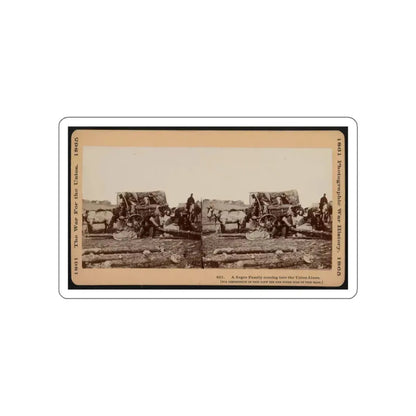 A Negro Family Coming Into The Union Lines (U.S. Civil War) STICKER Vinyl Die-Cut Decal - The Sticker Space