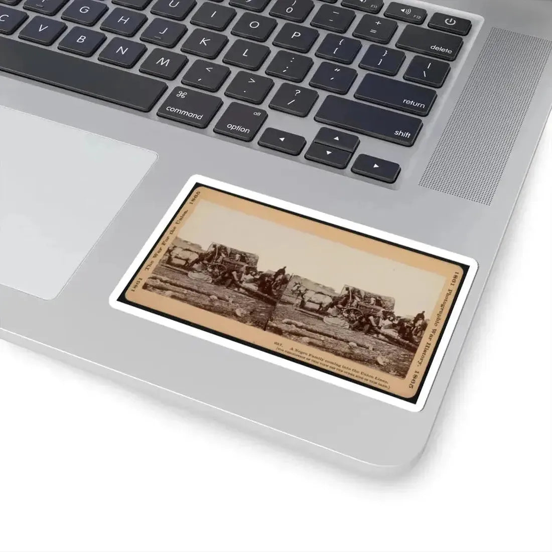 A Negro Family Coming Into the Union Lines (U.S. Civil War) STICKER Vinyl Kiss-Cut Decal - The Sticker Space