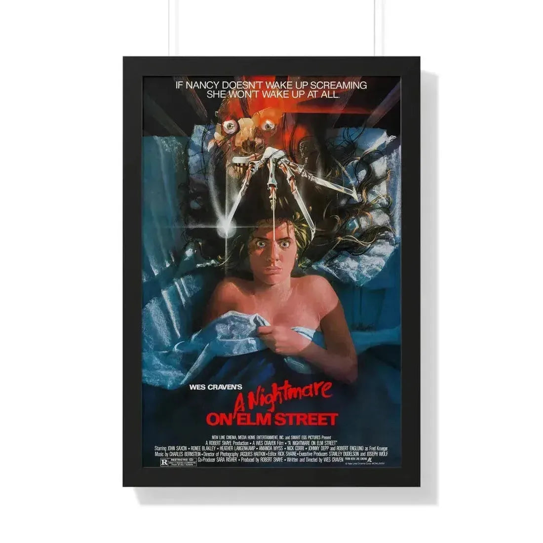 A NIGHTMARE ON ELM STREET 1984 - Framed Movie Poster - The Sticker Space