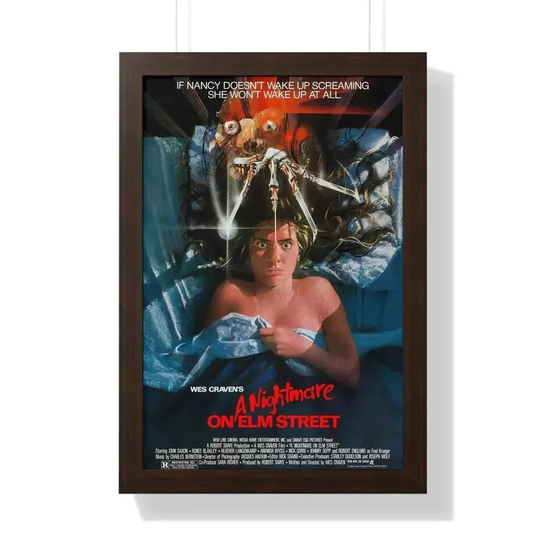 A NIGHTMARE ON ELM STREET 1984 - Framed Movie Poster - The Sticker Space