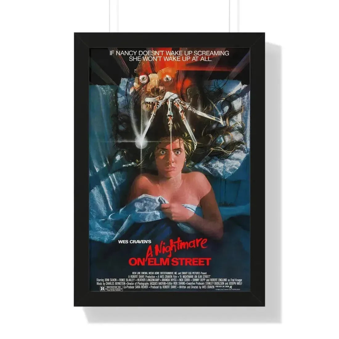 A NIGHTMARE ON ELM STREET 1984 - Framed Movie Poster - The Sticker Space