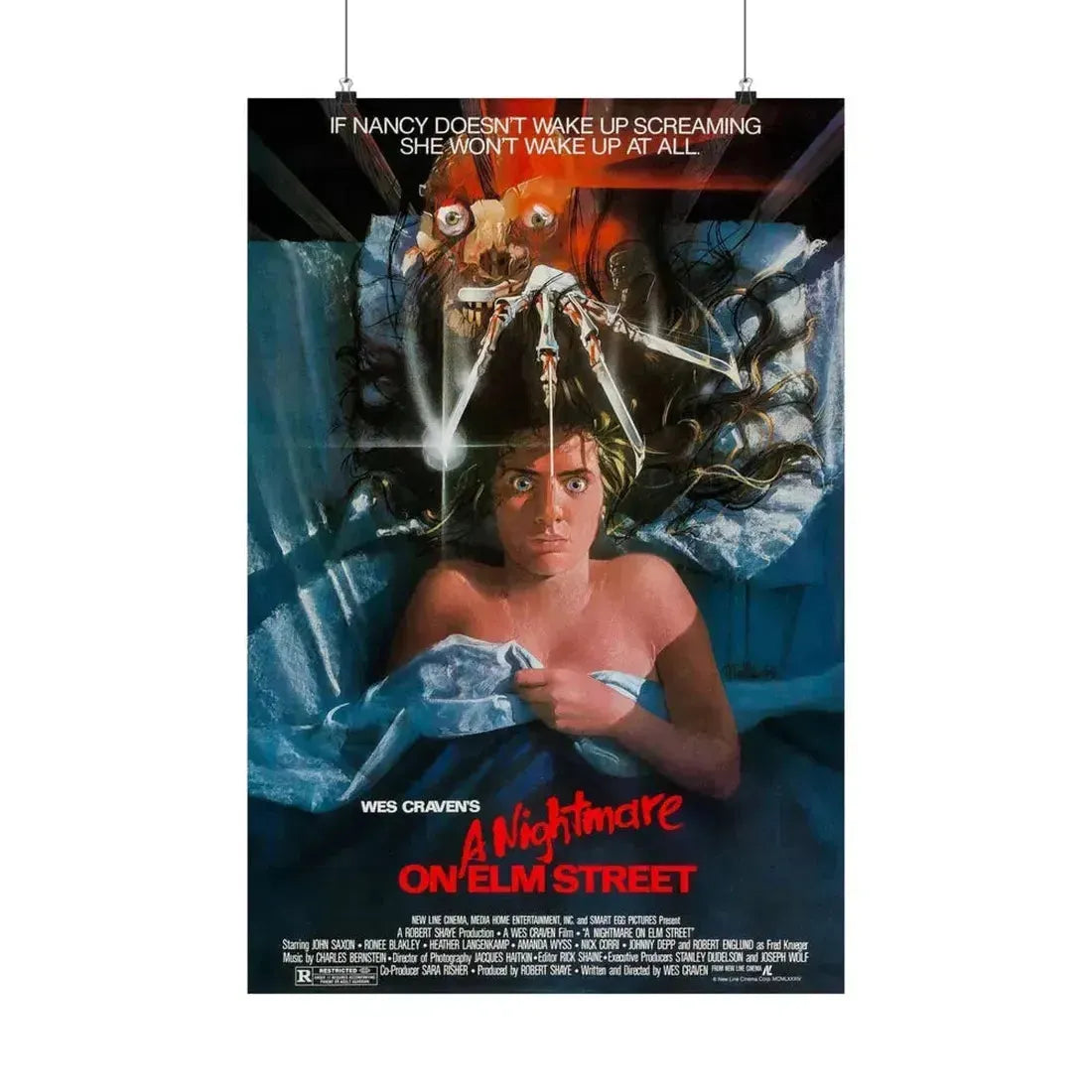 A NIGHTMARE ON ELM STREET 1984 - Paper Movie Poster 20″ x 30″ Matte - The Sticker Space