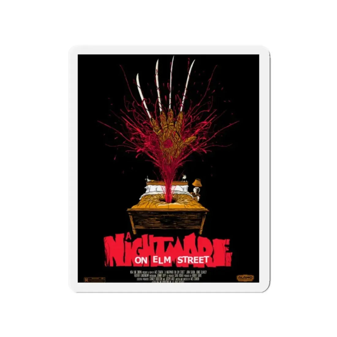 A NIGHTMARE ON ELM STREET (2) 1984 Movie Poster - Refrigerator Magnet 2 Inch - The Sticker Space