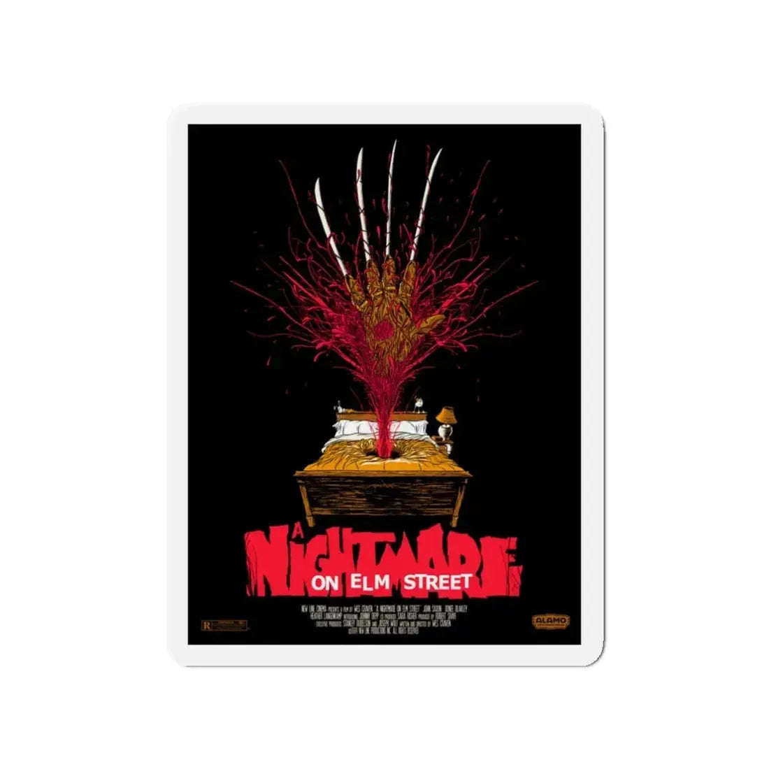 A NIGHTMARE ON ELM STREET (2) 1984 Movie Poster - Refrigerator Magnet - The Sticker Space
