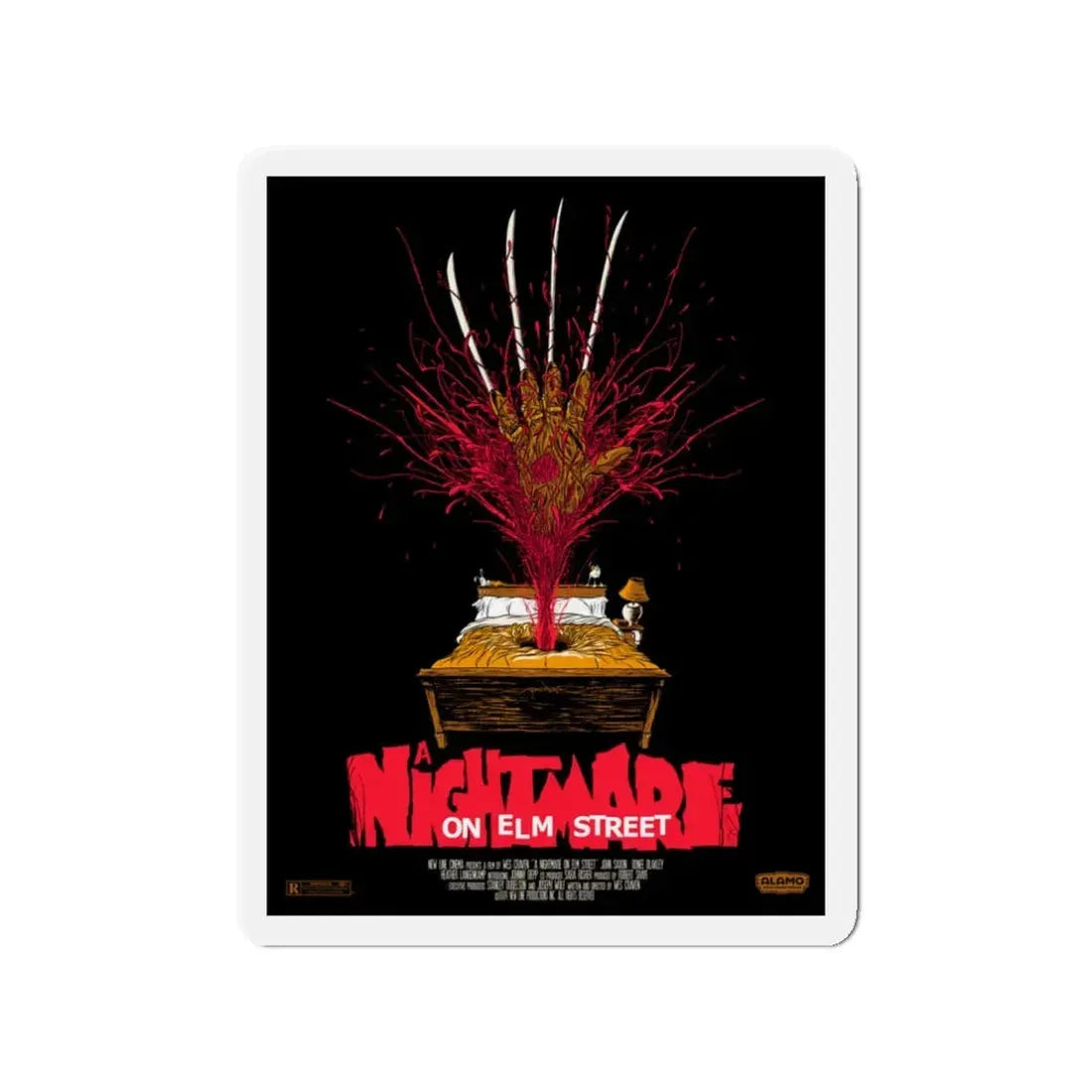 A NIGHTMARE ON ELM STREET (2) 1984 Movie Poster - Refrigerator Magnet - The Sticker Space