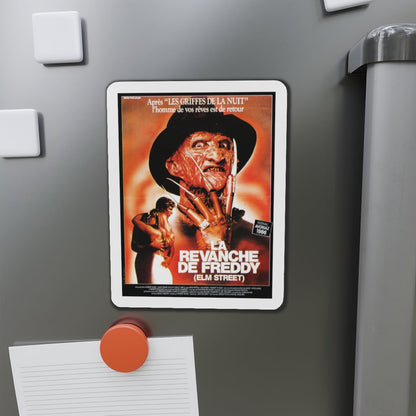 A NIGHTMARE ON ELM STREET 2 FREDDYS REVENGE (FRENCH) 1985 Movie Poster - Die-Cut Magnet-The Sticker Space