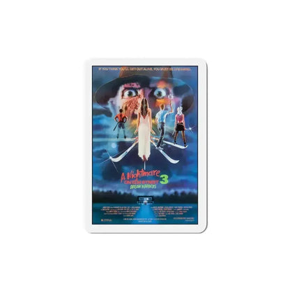 A Nightmare on Elm Street 3 Dream Warriors 1987 Movie Poster Refrigerator Magnet - The Sticker Space
