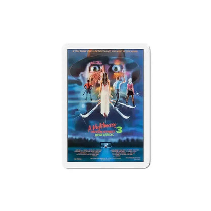 A Nightmare on Elm Street 3 Dream Warriors 1987 Movie Poster Refrigerator Magnet - The Sticker Space