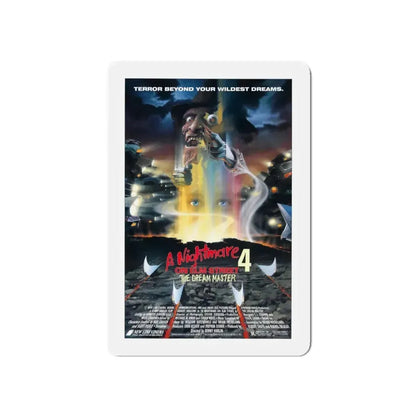 A NIGHTMARE ON ELM STREET 4 THE DREAM MASTER 1988 Movie Poster - Refrigerator Magnet 5 Inch - The Sticker Space