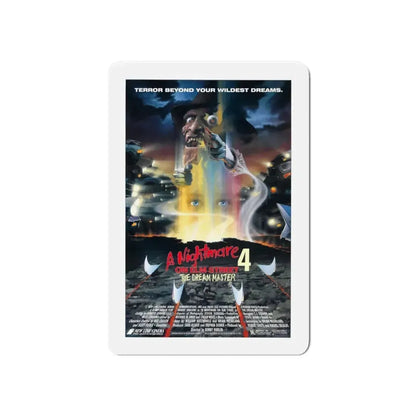A NIGHTMARE ON ELM STREET 4 THE DREAM MASTER 1988 Movie Poster - Refrigerator Magnet 6 Inch - The Sticker Space