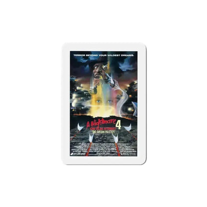 A Nightmare on Elm Street 4 The Dream Master 1988 Movie Poster Refrigerator Magnet - The Sticker Space