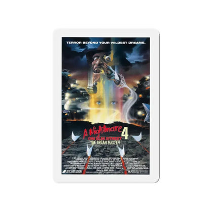 A NIGHTMARE ON ELM STREET 4 THE DREAM MASTER 1988 Movie Poster - Refrigerator Magnet - The Sticker Space
