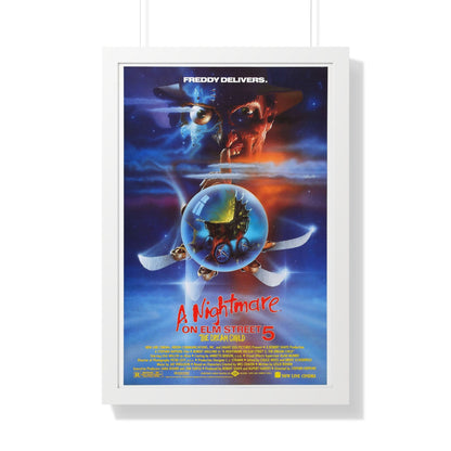 A NIGHTMARE ON ELM STREET 5 THE DREAM CHILD 1989 - Framed Movie Poster-20" x 30"-The Sticker Space